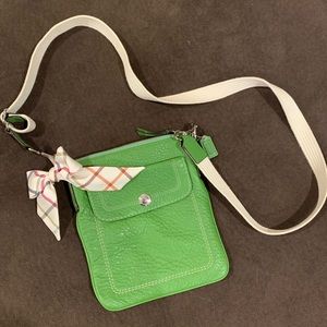 Coach crossbody, green!
